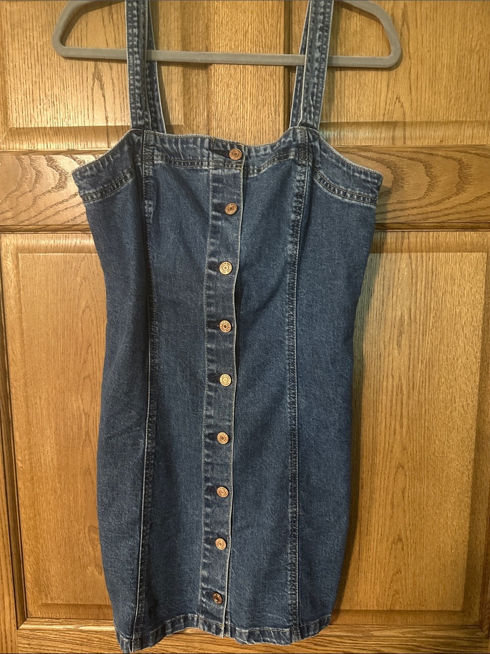 NWT Denim Button-Front dress